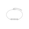 Pulsera Mujer Hexagonal Plata de Ley 925 Rodiada con Circonitas D03203/AI