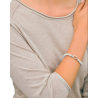 Pulsera Mujer Majorica Plata Perla 8mm Largo 19mm