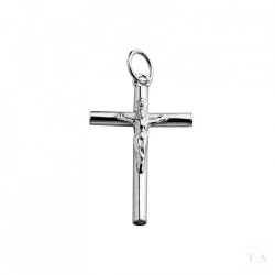 Cruz Plata Con Cristo CR-CS0004