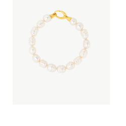Pulsera Majorica Mujer Plata Perlas Barroca Cierre dorado 09049.01.1.B19