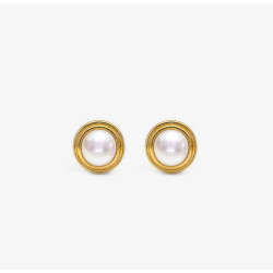 Pendientes Dorados Clip Halo 18262.01.1.e000