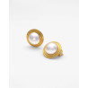 Pendientes Dorados Clip Halo 18262.01.1.e000