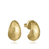 Pendientes Viceroy APendientes de Mujer de Acero IP Dorado con Volumen, Textura y Diseño Sofisticadocero Dorado 14368e01012