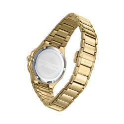 Reloj de Mujer Laura Escanes en Acero IP Dorado y Cristal de Zafiro