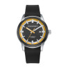 Reloj de Hombre Abraham Mateo Bitono en Acero, IP Negro y Silicona