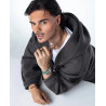 Reloj Cronógrafo de Hombre Abraham Mateo Bitono en Acero, IP Verde y Silicona