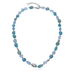 Collar de Mujer Viceroy de Acero con Piedras Naturales