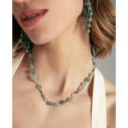 Collar de Mujer Viceroy de Acero con Piedras Naturales