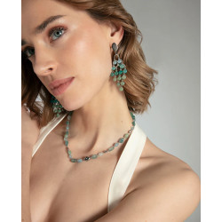Collar de Mujer Viceroy de Acero con Piedras Naturales