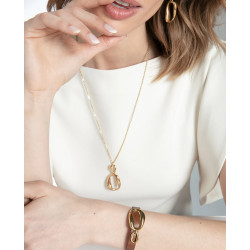 Collar de Mujer Viceroy de Acero IP Dorado con Colgante