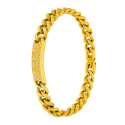 Pulsera de Hombre Marea Jewels de Eslabones Dorada