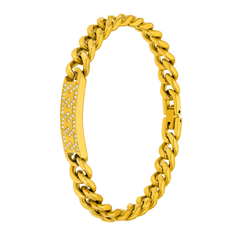 Pulsera de Hombre Marea Jewels de Eslabones Dorada