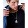 Collar de Hombre Marea Jewels Cristo con Circonitas y Esmalte