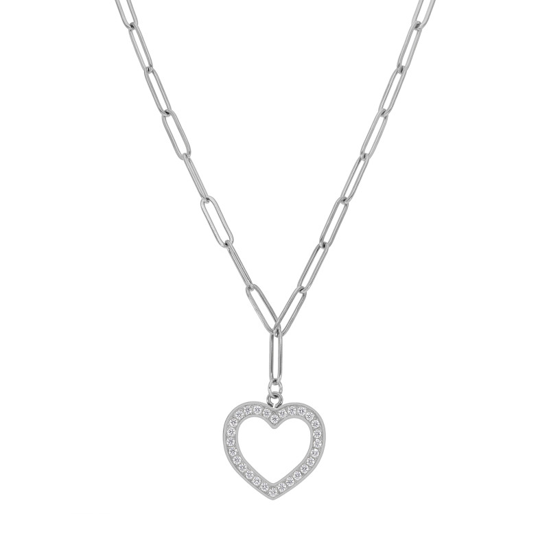 Collar de Mujer Marea Jewels Amore de Eslabones con Corazón
