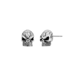 Pendientes de Hombre Marea Jewels Calavera en Acero