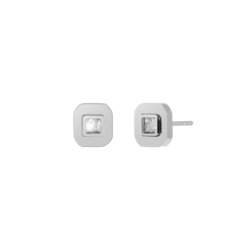 Pendientes de Hombre Marea Jewels Cuadrados en Acero
