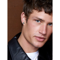 Pendientes de Hombre Marea Jewels Cuadrados en Acero