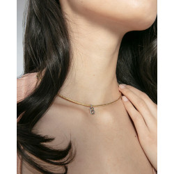 Collar Viceroy Mujer Acero con Colgante Letra B