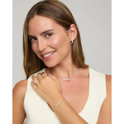 Anillo de Mujer Majorica Zirconia de Plata y Perlas
