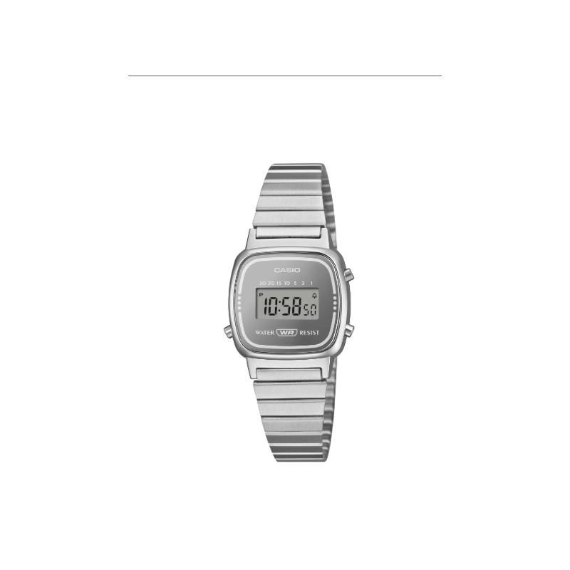 Reloj Digital Casio LA670WES-7A de Acero