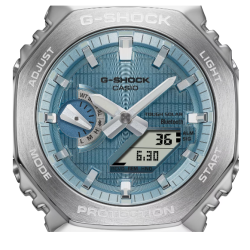 Reloj G-Shock GBM-2100A-1A2 Tough Solar con Esfera Azul
