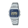 Reloj Digital Casio A158WEA-2 de Acero con Esfera Azul