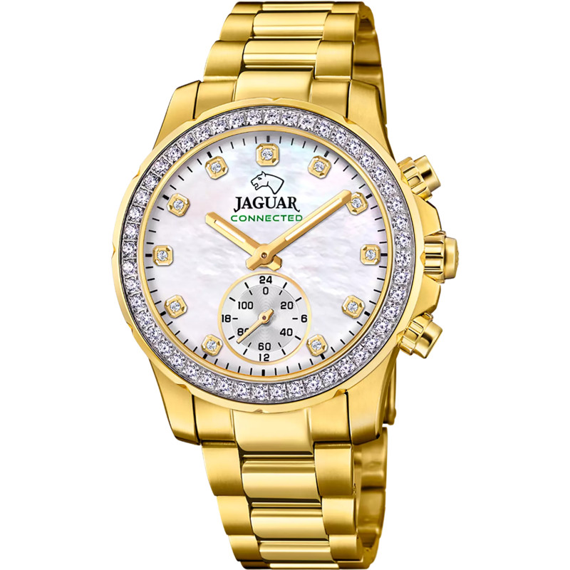 Reloj Híbrido Jaguar Connected J983/1 Dorado