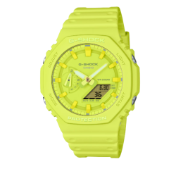 Reloj G-Shock GA-2100-9A9 Monocromático Amarillo