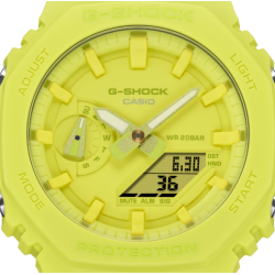 Reloj G-Shock GA-2100-9A9 Monocromático Amarillo