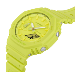 Reloj G-Shock GA-2100-9A9 Monocromático Amarillo