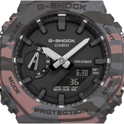 Reloj G-Shock GA-2100CM-8AER de Camuflaje Gris