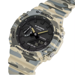 Reloj G-Shock GA-2100CM-5A de Camuflaje Marrón
