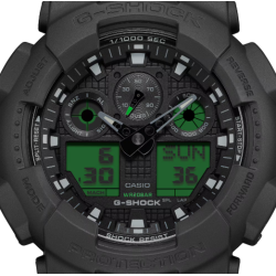Casio G-SHOCK GA-100BEG-1A: Energía, Resistencia y Verde Electro
