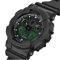 Casio G-SHOCK GA-100BEG-1A: Energía, Resistencia y Verde Electro