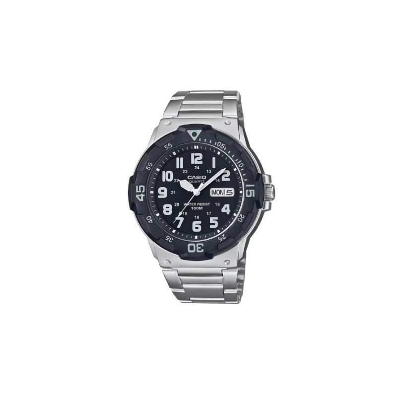 Casio MRW-200HD-1BV: Estilo Diver en Acero Inoxidable