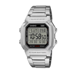 Casio W-800HD-1AV: Simplicidad, Durabilidad Extrema y Estilo Metálico
