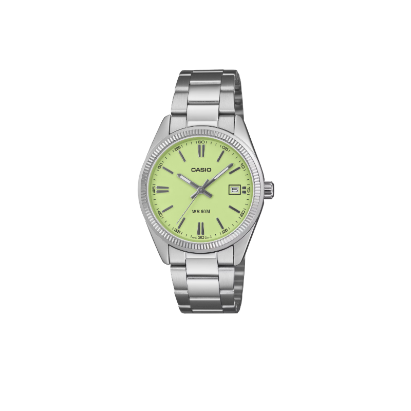 Casio UTP-1302PD-3A2V: Estilo Metálico y Elegancia Urbana