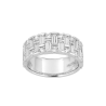 Sortija Anillo Plata Ley 925ml Murat-Paris con Circonitas Gran Brillo Talla Grande 18