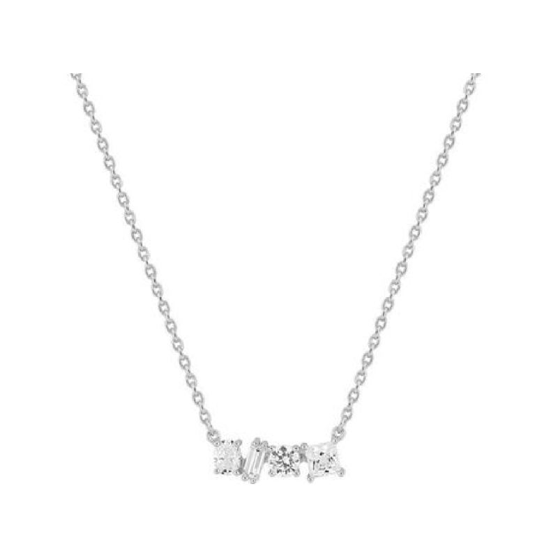 Collar Plata 925 ml Murat-Paris con Circonitas Brillantes 302028.1 Joven
