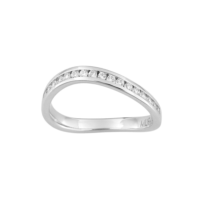 Anillo Mujer Plata Murat-Paris Y07328.1 Circonitas Brillantes Talla 14