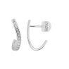 Pendientes Plata Mujer Murat-Paris 305328.1 con Bonitas Circonitas Brillantes