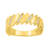 Anillo Plata Baño Oro Mujer con Circonitas Brillantes Murat-Paris 307029.1  Dorado