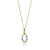 Collar Viceroy Mujer 15133C100-39 Plata de Ley Baño de Oro Circonitas Multicolor