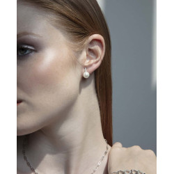 Pendientes Viceroy Mujer 2328E000-50 Plata de Ley Perla y Circonitas Blancas