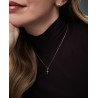 Collar Viceroy Elegant Mujer 2361C100-42 Plata de Ley Cruz Topacio Blanco y Ágata Verde