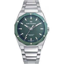Reloj Mark Maddox Hombre HM1030-67 Acero IP Verde Esfera Verde 42 mm 10 ATM