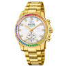 Reloj Jaguar Connected Lady J983/4 Mujer Dorado Híbrido Bluetooth Zafiro 36,5 mm