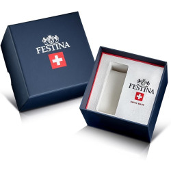 Reloj Festina Mujer Swiss Grace F20076/2 Swiss Made Cuarzo Acero Plateado Esfera Rosa 32 mm 100 m
