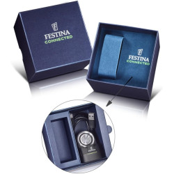 Festina Connected Full D Smartwatch Hombre Caucho Rojo Pantalla AMOLED Bluetooth 5 ATM