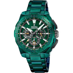 Reloj Festina Hombre Special Editions F20730/1 Cronógrafo Acero Verde 45,5 mm 200 m